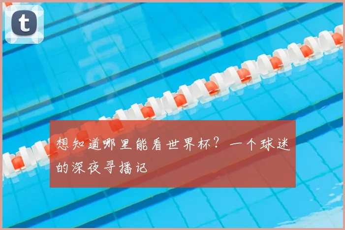 想知道哪里能看世界杯?一个球迷的深夜寻播记