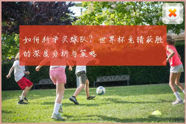 如何科学买球队？世界杯竞猜获胜的深度分析与策略